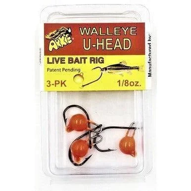 How to make rigs for carp-Arkie Walleye U-Head Minnow Rigs 1/8 oz. Qty 3