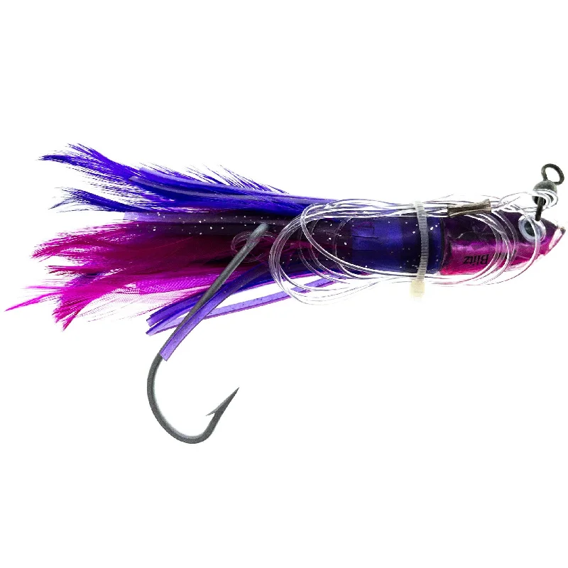 Best fish hooks for surf reefs-Braid Rigged Tuna Blitz Trolling Jig 1-1/2 oz.