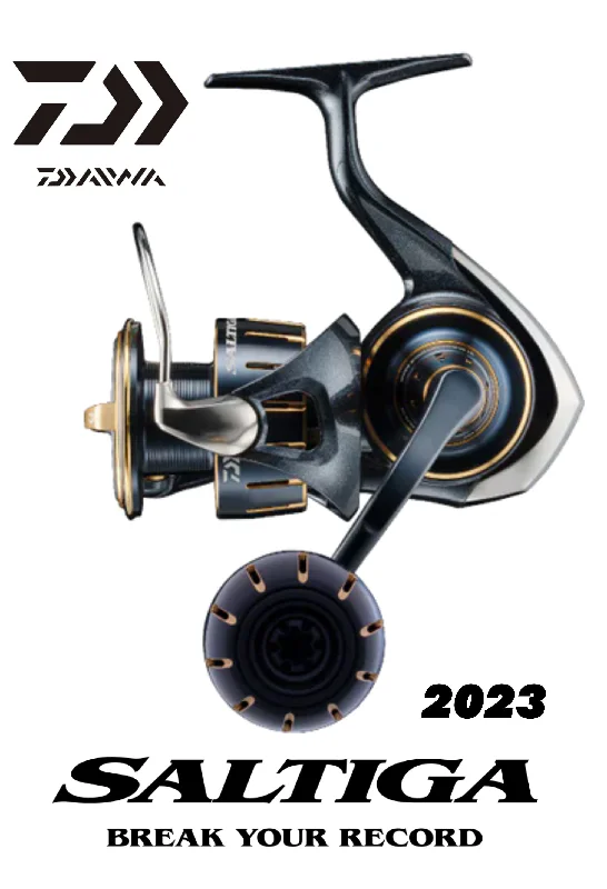 Fishing reels with smooth frame-Daiwa Saltiga 2023 Spinning Reel