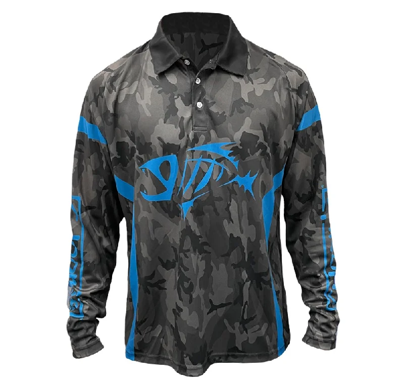 Fishing Shirt with anti-fade fabric-G Loomis Camo Sublimated Mens Fishing Shirt