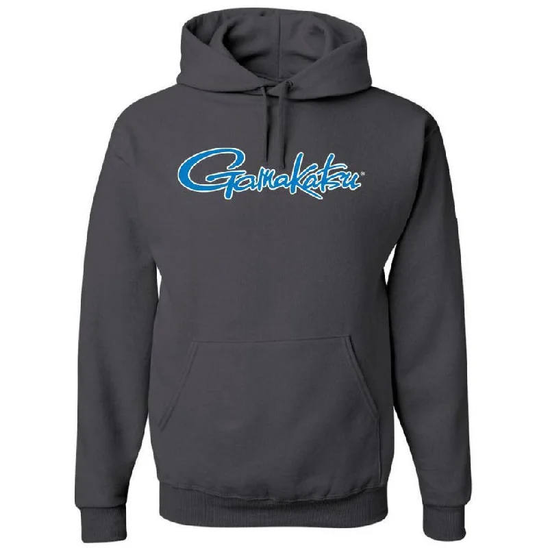 Stylish fishing hoodies for casual wear at the beach-Gamakatsu Cotton Hoodie Grey