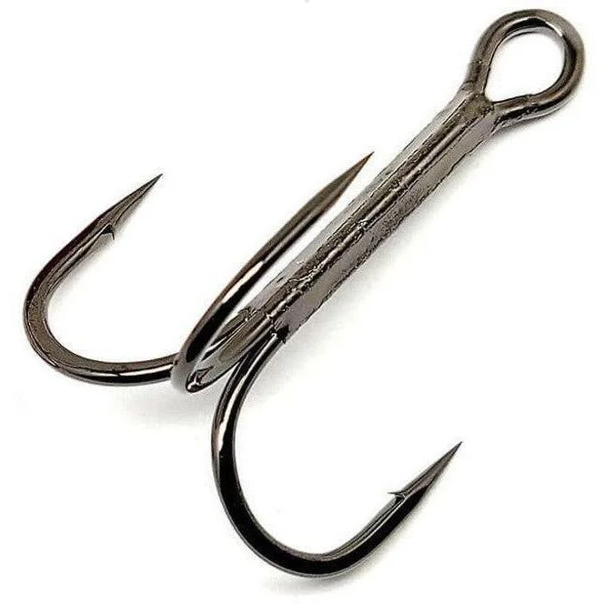 Durable fish hooks for saltwater-Gamakatsu Treble 23 Magic Eye 2X Strong Treble Hooks QTY 4