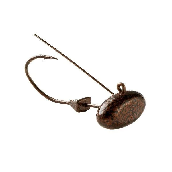 Best fish hooks for harbor reefs-Gene Larew Ned Rig Pig Head Qty 4 Copper