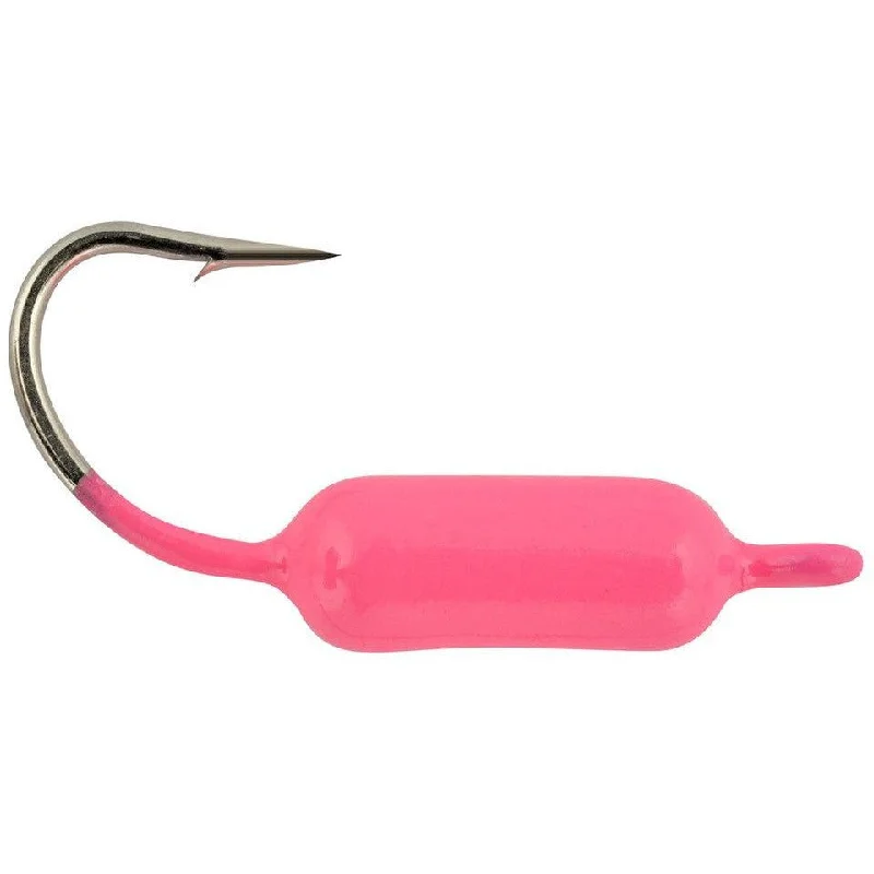 Best fish hooks for river fishing-Hurricane Yellow Snapper Jig 1/8 Oz Pink Qty 5