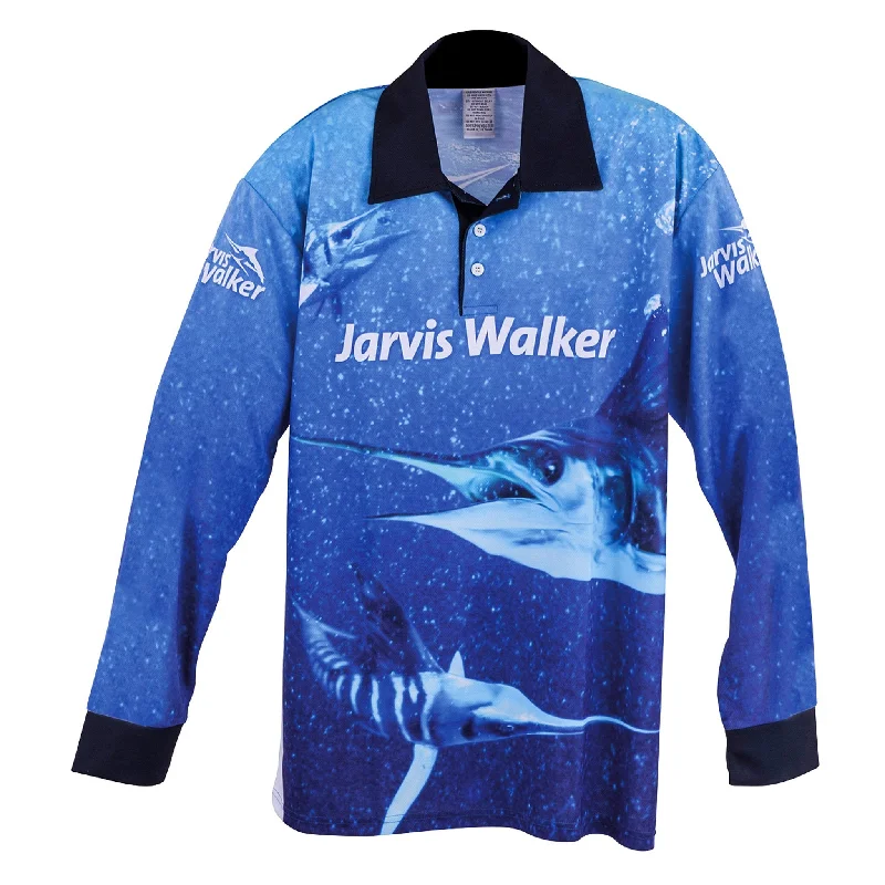 Fishing Shirt for Father’s Day-Jarvis Walker Long Sleeve Adult Marlin Fishing Shirts