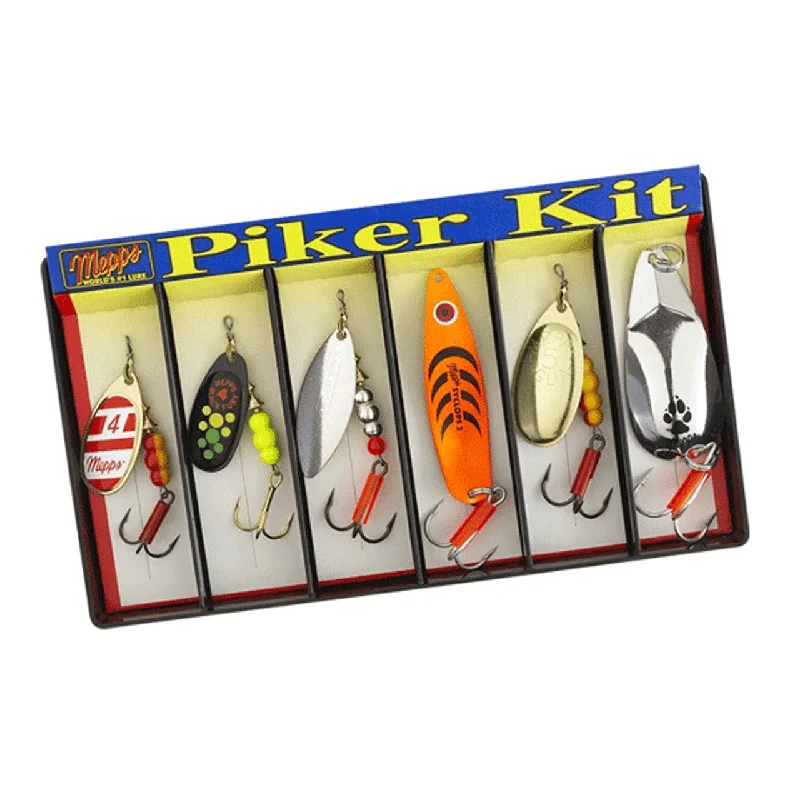 Fish hooks and rigs for dory-Mepps Killer Piker Kit Assorted Size