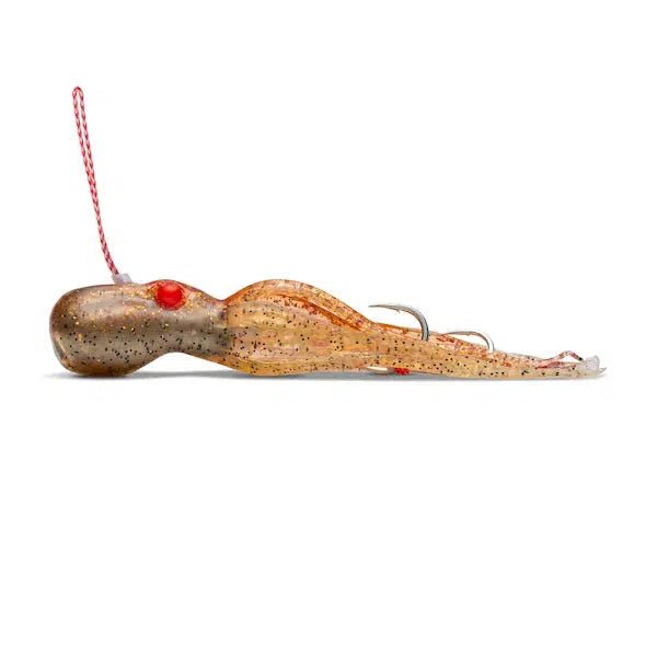 Fish hooks and rigs for eel-Mustad Mini Inkvader Octopus Jig w Double Assist Hooks 4" 3/4 oz/20g