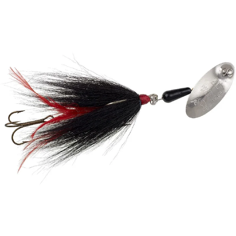 Fishing Lures for Adults-Panther Martin Big Eye Muskie Lure 1-1/4 Oz Size 22 Spinner Nickel Black Red