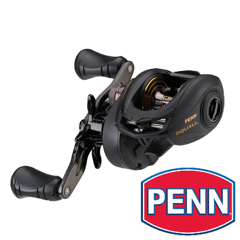 Fishing reels with adjustable drag-Penn Squall Low Profile Reel