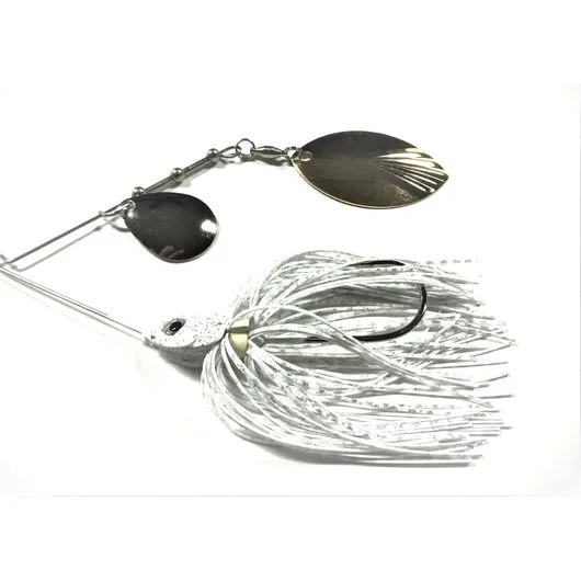 Reliable fish hooks for big hauls-Persuader Premium Spinnerbait 3/8 Oz Gold Colorado/Silver Colorado