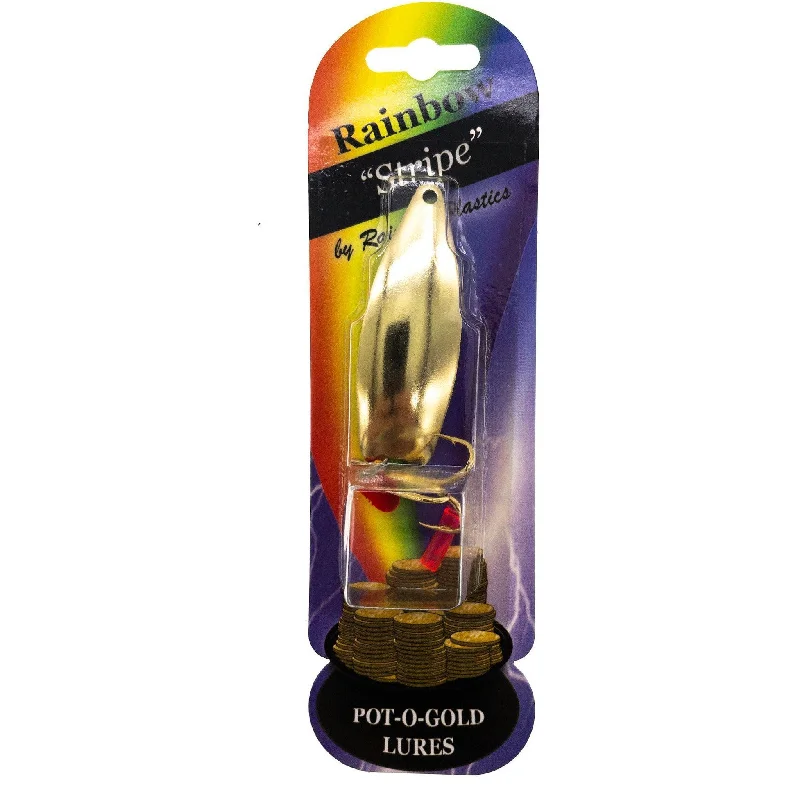 Fishing Lures Subscription-Pot-O-Gold Lures 1/2 oz. Casting Spoon Brass