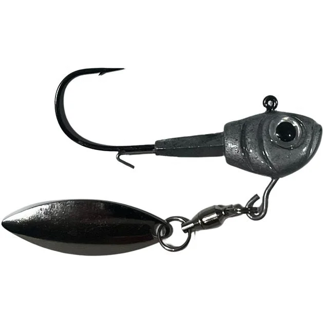 Fishing Lures Silent Pike-Pulse Fish Lures Matt Arey Spinnin' PJ Underspin 3/8 Oz Smokie Qty 1