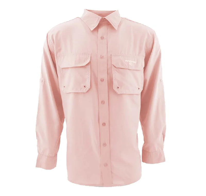 Fishing Shirt for raffles-Samaki Breeze Vented Fishing Shirt Blush