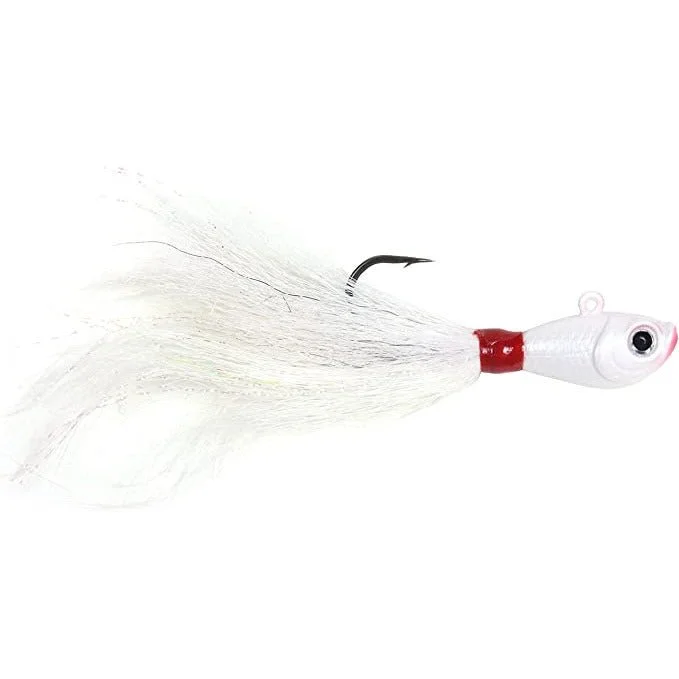 How to rig hooks for chub-Sea Striker Buck Tail Jig Holographic Eyes 3/4 Oz Qty 1