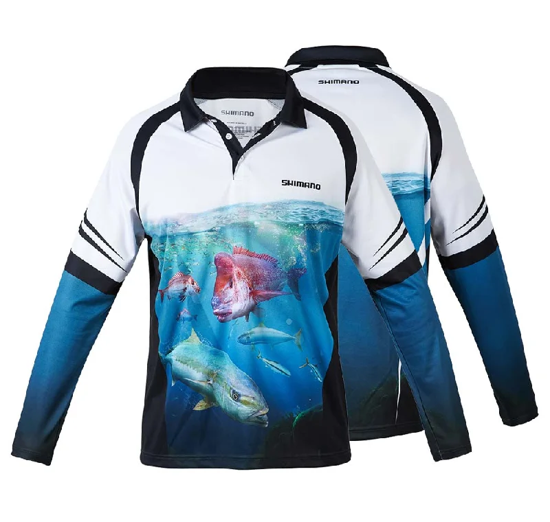 Fishing Shirt for paddleboarding-Shimano Coltsniper Bottom Basher Fishing Shirt