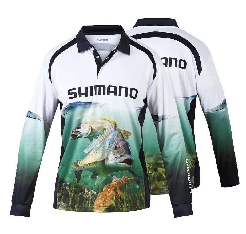 Fishing Shirt for all-day comfort-Shimano Estuary Tri Species Fishing Shirt