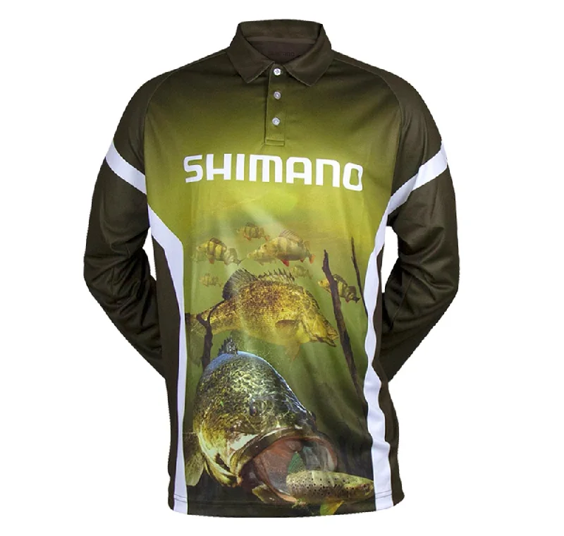 Fishing Shirt for jet skiing-Shimano Native Southern Sublimated Fishing Shirt