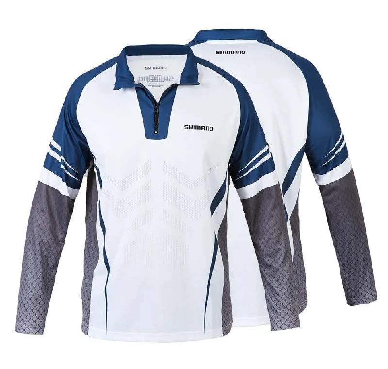 Fishing Shirt for personal watercraft-Shimano Technical Corporate Sublimated Adults Fishing Shirt