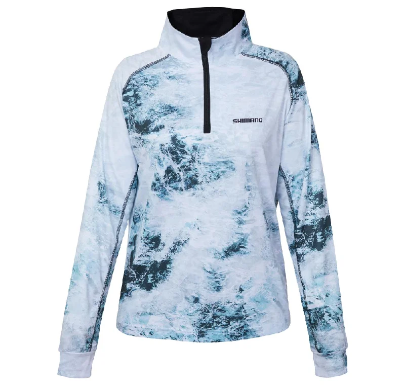 Fishing Shirt for trade shows-Shimano Womens Corporate Sublimated Fishing Shirt