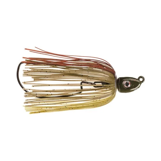 Fish hooks and rigs for weever-Strike King Swinging Swim Jig 1/2 Oz Green Pumpkin