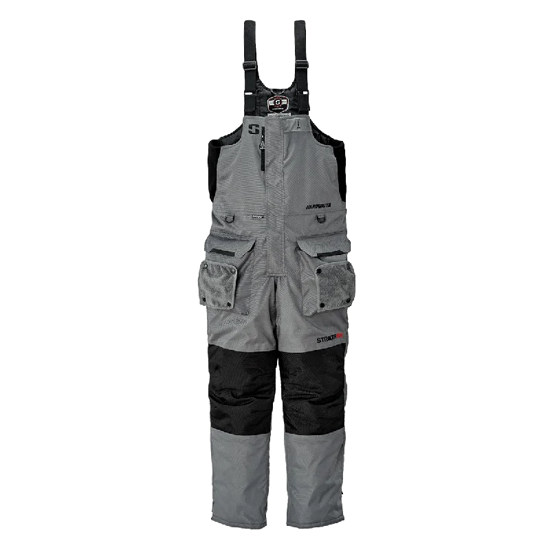 Waders & Bibs for dry camo-Striker Hardwater Bibs, Black Grey