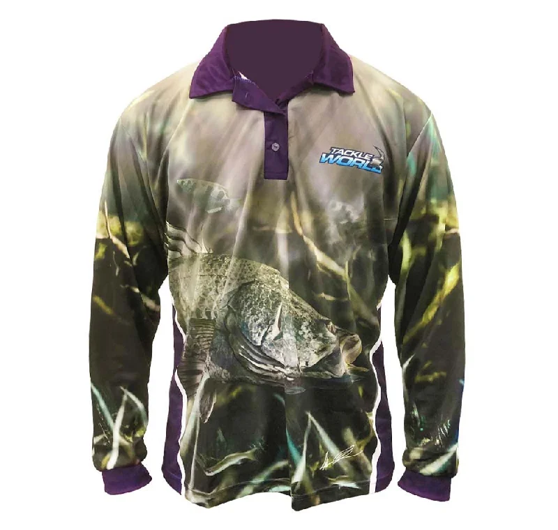 Fishing Shirt for tourist areas-Tackle World Angler Series Barra Girls Fishing Shirt