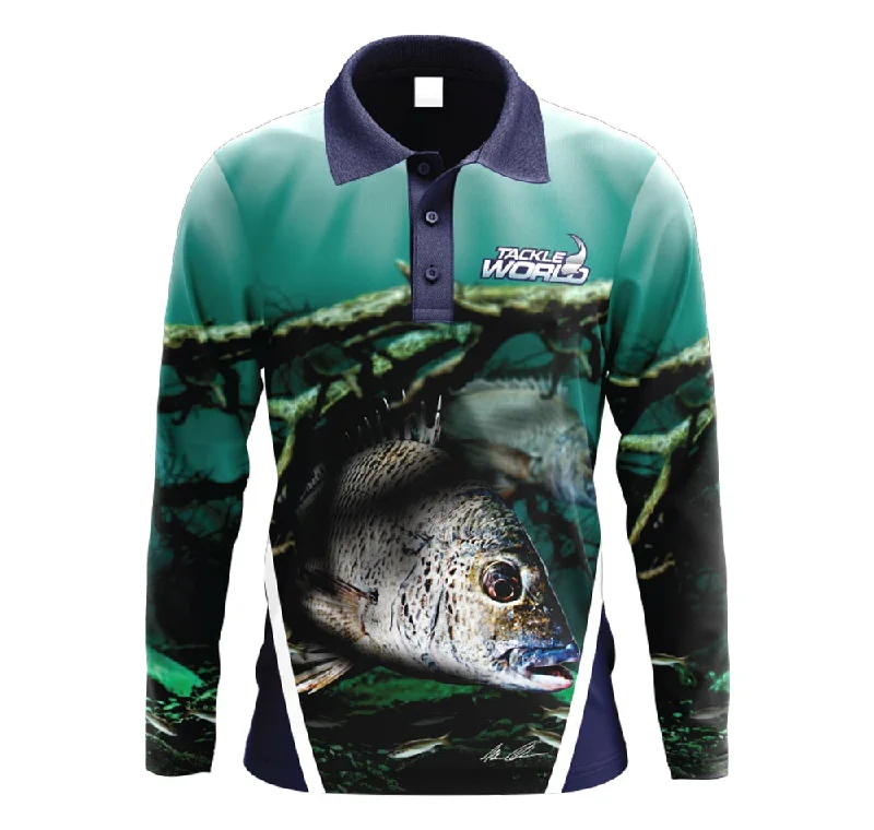 Fishing Shirt for channels-Tackle World Angler Series Bream Adults Fishing Shirt