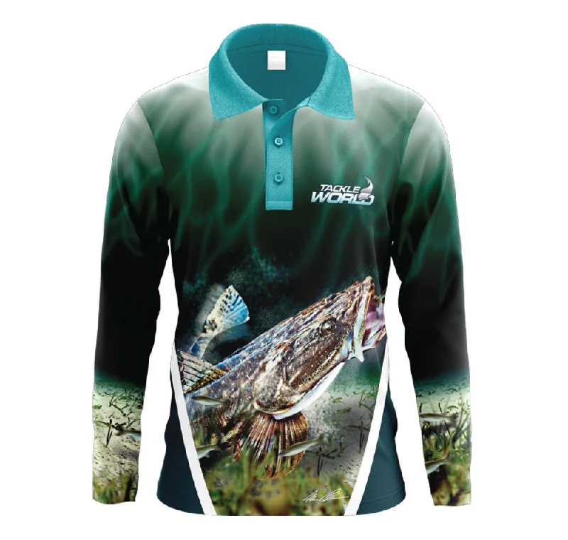 Fishing Shirt for sale online-Tackle World Angler Series Flathead Kids Fishing Shirt