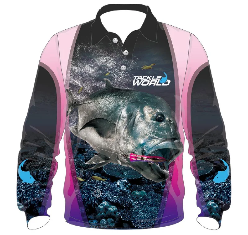 Fishing Shirt for fishing expos-Tackle World Angler Series GT Girls Fishing Shirt