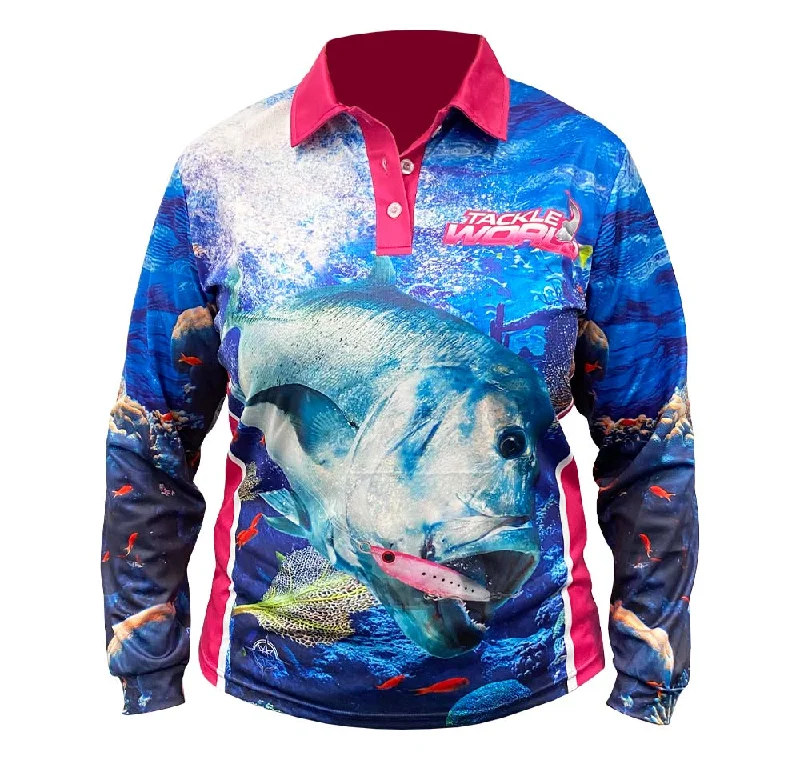 Fishing Shirt for extended trips-Tackle World Angler Series GT Womens Fishing Shirt