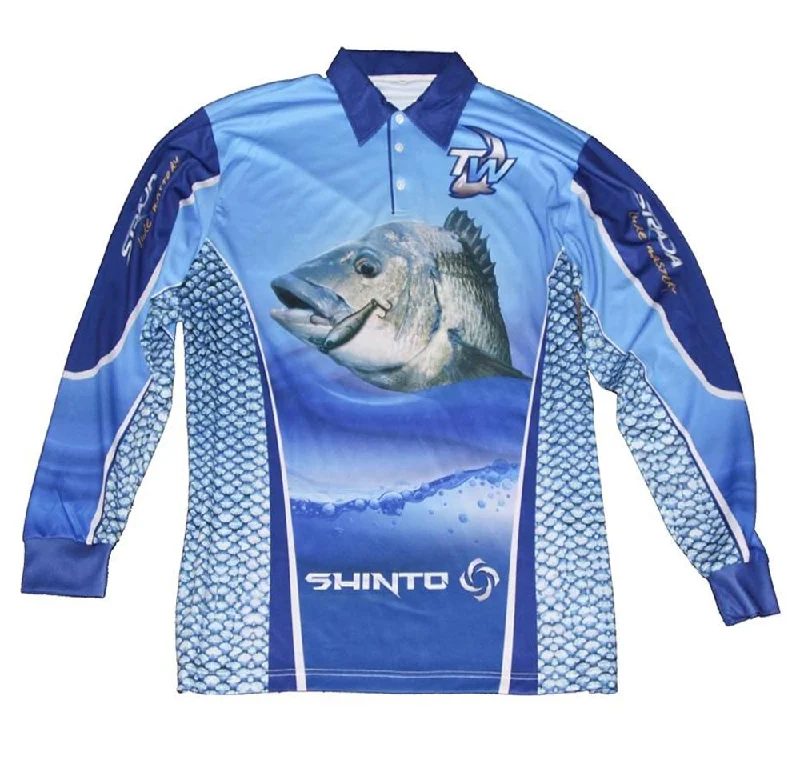 Fishing Shirt for local fishing-Tackle World Bream Kids Fishing Shirt