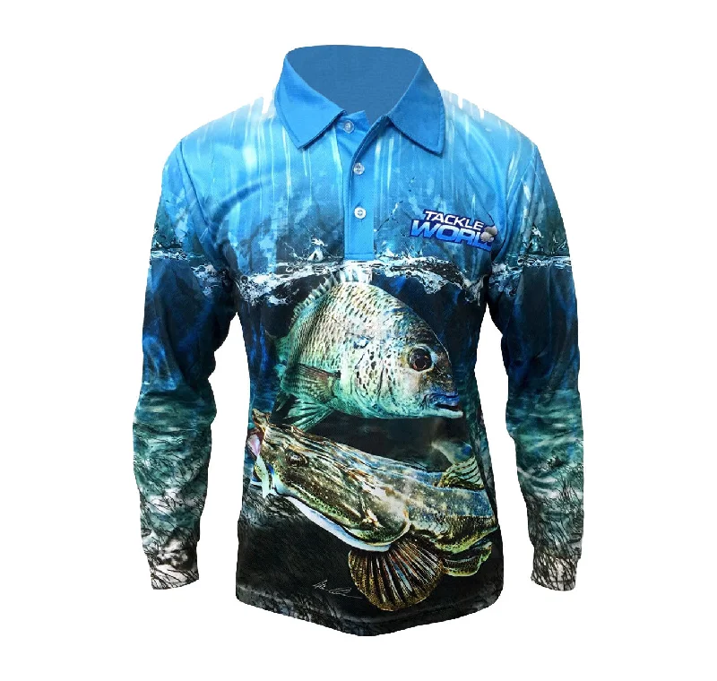 Fishing Shirt for rural streams-Tackle World Elite Southern Species Fishing Shirts