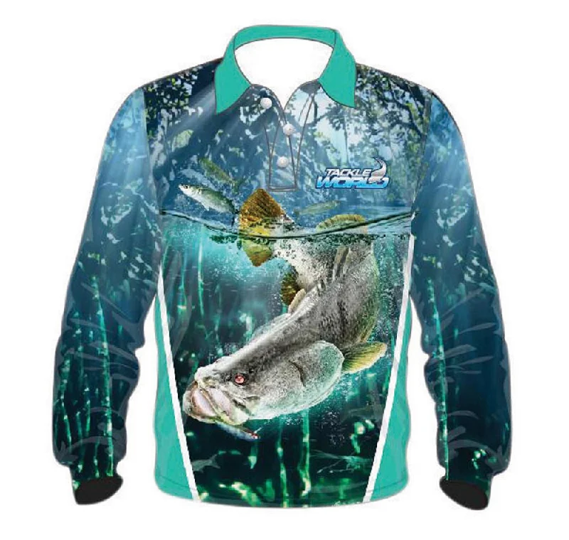 Fishing Shirt for budget anglers-Tackle World Angler Series Barra Ladies Fishing Shirt