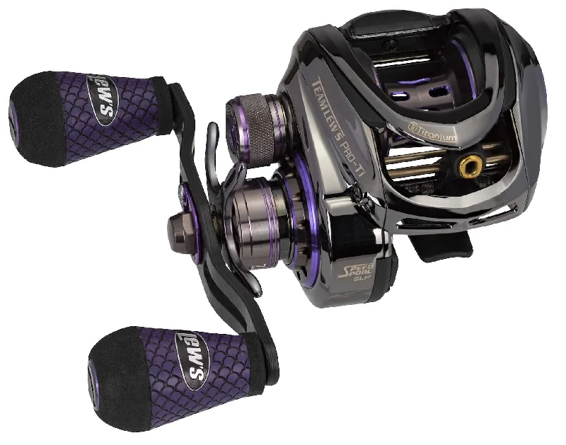 Fishing reels for shallow lakes-Team Lew's - Pro Ti SLP Baitcast Reel