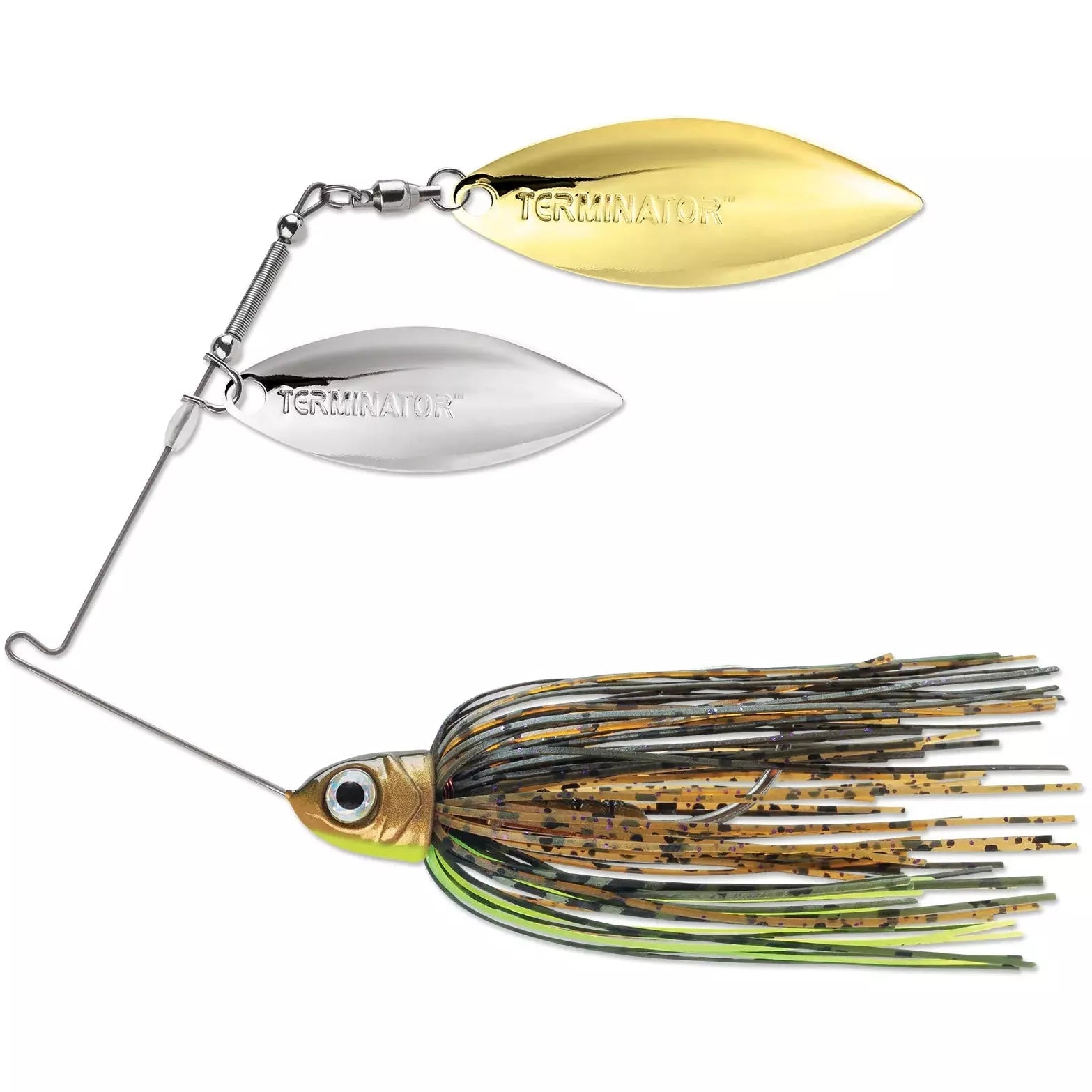 Best rigs for carp fishing hooks-Terminator P1 Pro Series Spinnerbait 1/2oz Sunny