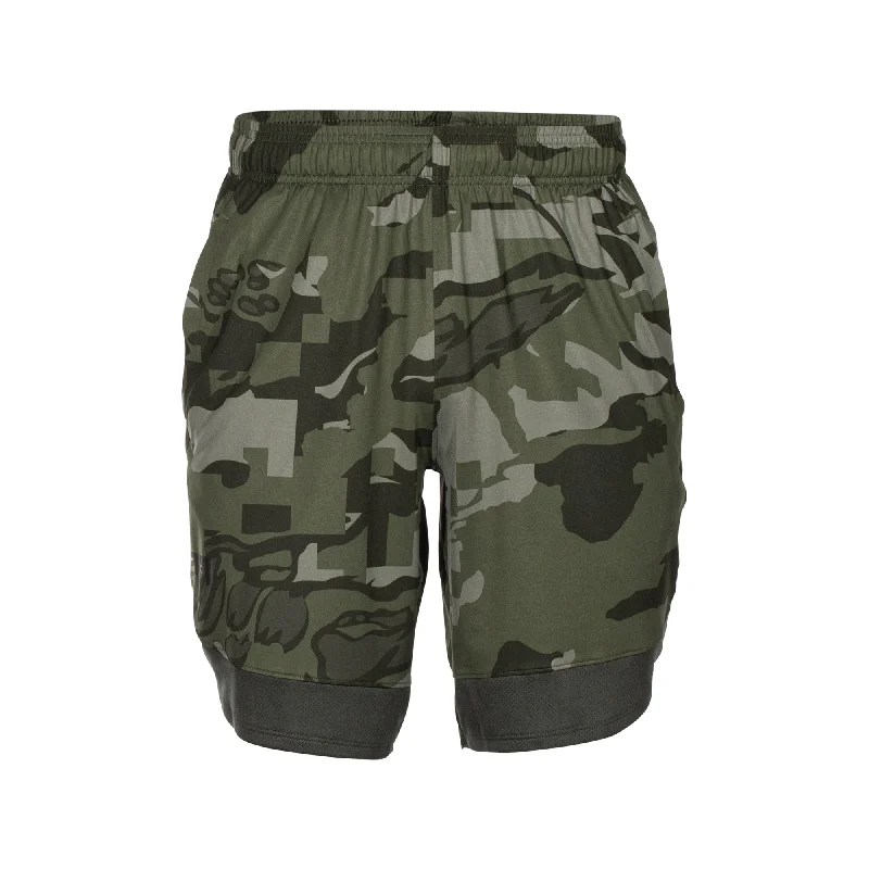 Fishing Shorts for Spring Fishing-Shorts Train Stretch Camo baroque green