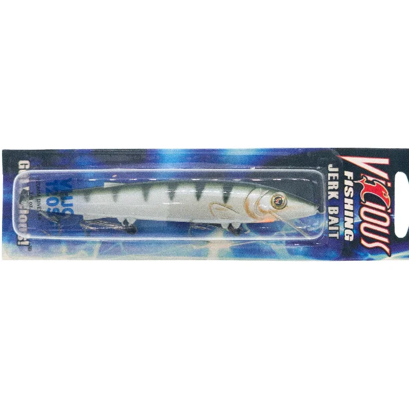 Fishing Lures Realistic-Vicious Fishing Herky Jerky Jerkbait 120s 3/8 oz 5"