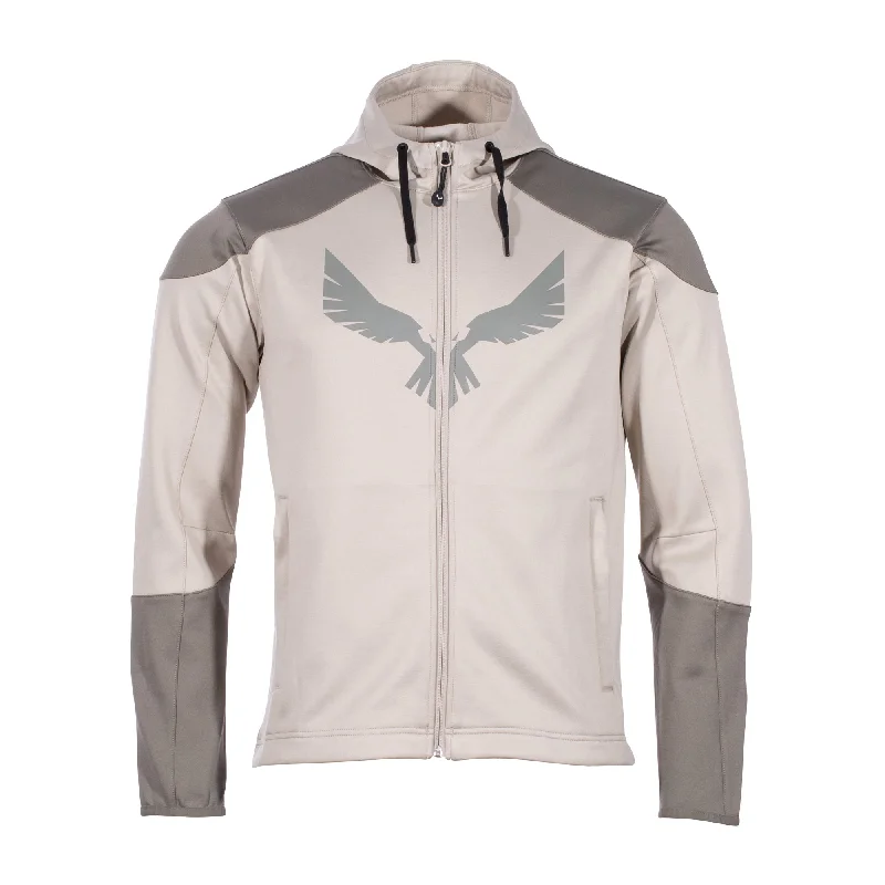 Comfortable fishing hoodies for long fishing days-Pullover Assault Hoodie grey pelican