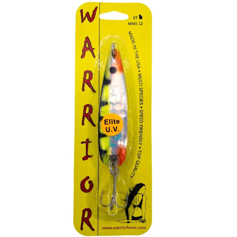 Fishing Lures Insect Crappie-Warrior Lures UV Elite Series Spoon 4"