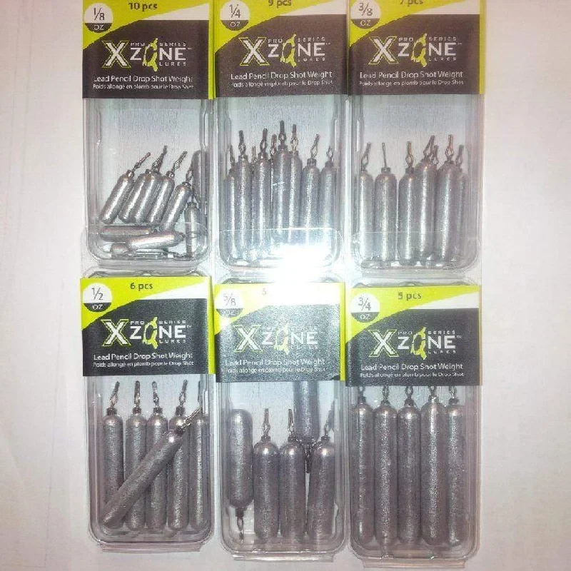 Fishing Lures Forum-X zone Lures Drop Shot Pencil Weight 1/2