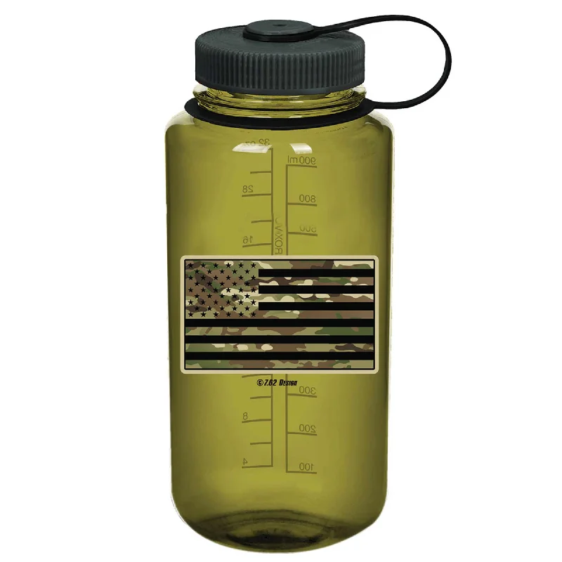 Water Bottle Nalgene 501 Camo Flag 950 ml