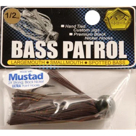 BASS PATROL FB JIG GRNPUMP 1/2 Multi-Colored