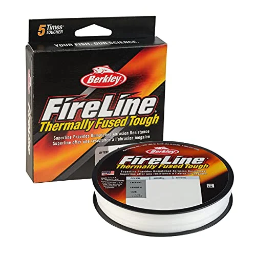 Fishing leaders for braided surf-Berkley Fireline Superline Crystal 14Lb 6.3Kg Fishing Line