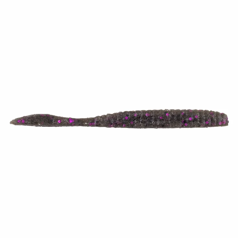 Berkley Maxscent Flat Worm - 3.6in - Smoke Black Purple