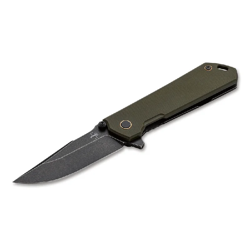 Böker Plus Pocket Knife Kihon Assisted OD green