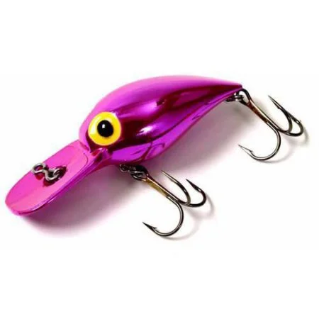 Brad S L Il Wigglers Crank Bait  Metallic Pink