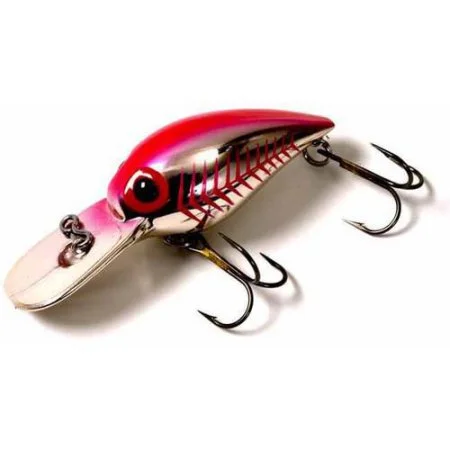 Brad's L'il Wigglers Crank Bait, UV Copper/Red Herringbone