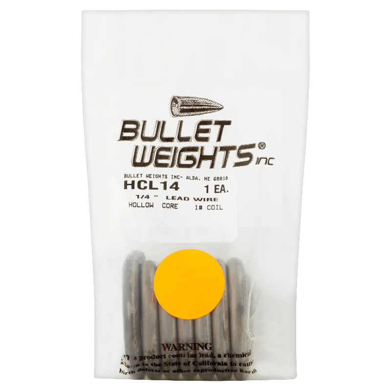 Bullet Weights® Hollow Core Lead Wire 1/4 in. Dia.  1 Lb. Roll