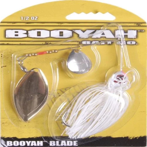 BYBT12-615 Booyah Tandem Spinner Bait, 0.5 Oz. - Snow White