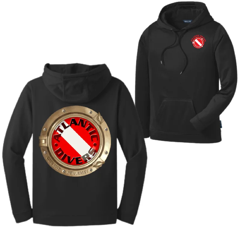 High-performance fishing hoodies for anglers-Atlantic Divers Spork-Wick Fleece Hoodie